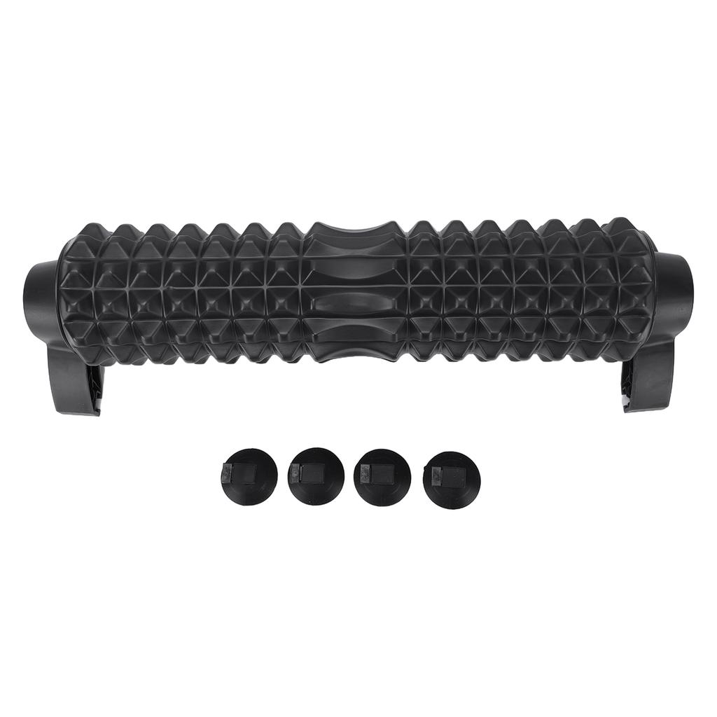 Roller Muscle Relaxation Support Foam Roller Triangle Design for Deep Tissue Relax Durable PVC Material Black