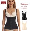 Camiseta Moldeadora de Control de Barriga Postparto Ajustable para Mujer con Soporte para el Busto