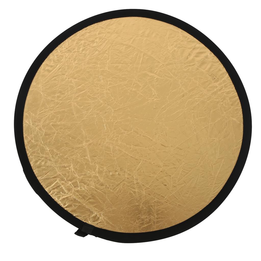 60cm Celsius 23.6in 2 in 1 Photography Lighting Reflector Portable Collapsible Photo Studio Reflector with Carrying Bag