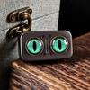 1PC Owl Top Push Card Compact and Portable EDC Fingertip Gear Tactile Push Slider Decompression Toy Metal Rotating Snap Coin