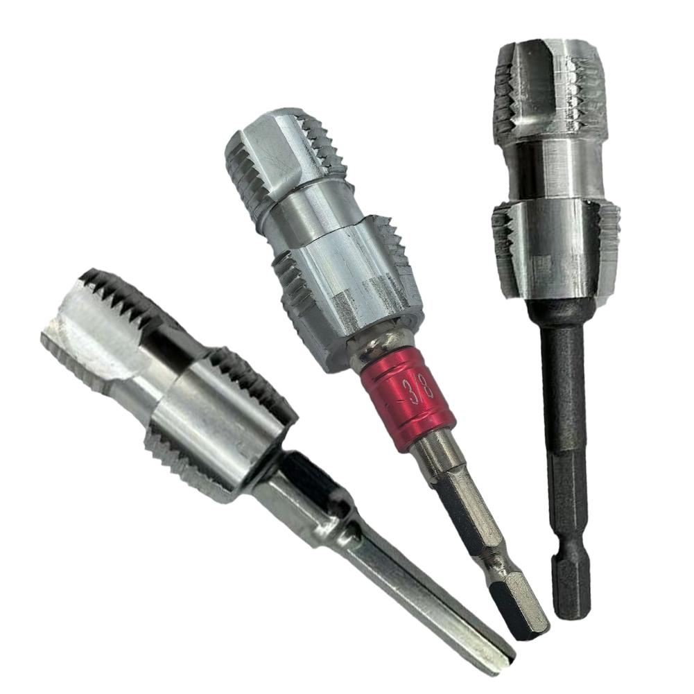 Electric Drill Adapter 6.35mm Hex Shank Hole Opener PPR Water Pipe Expansion Adapter 1/2Inch 3/4 Water Pipe Drill Bit Tools