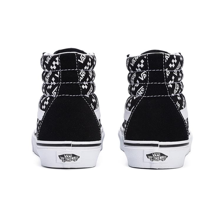 Vans Sk8-Hi 'Logo Repeat - Black' (Unisex) Black / True White Skateboard Shoes VN0A4U3CTEZ