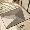 1pc 2D Flat Printed Light Luxury Geometric Bathroom Mat. This Multifunctional Mat Is Suitable for Both the Kitchen and Bathroom, As Well As the Living