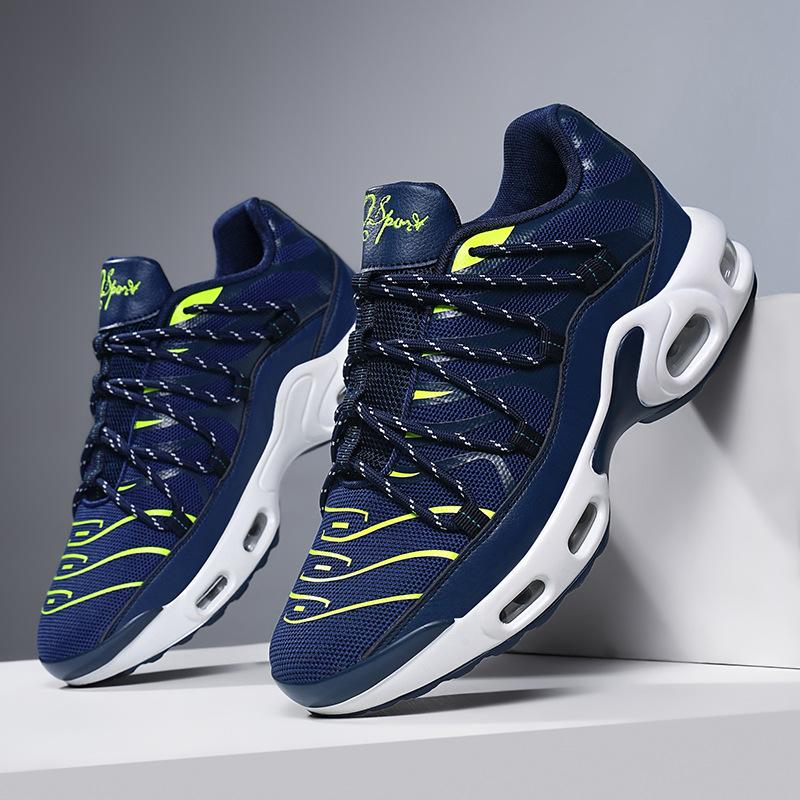 Air cushion bottom air men's shoes sports shock absorption student running shoes 45 cross breathable lightweight tide