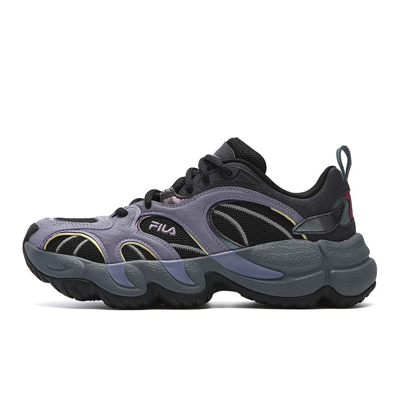 FILA ORIGINALE Low top Chunky Sneakers Women s Purple Smoky Gray/Black F12W612109FPB 36.5