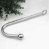 Stainless Steel Anal Hook Butt Plug Prostate Massager For Adults With Ball Sex Toys