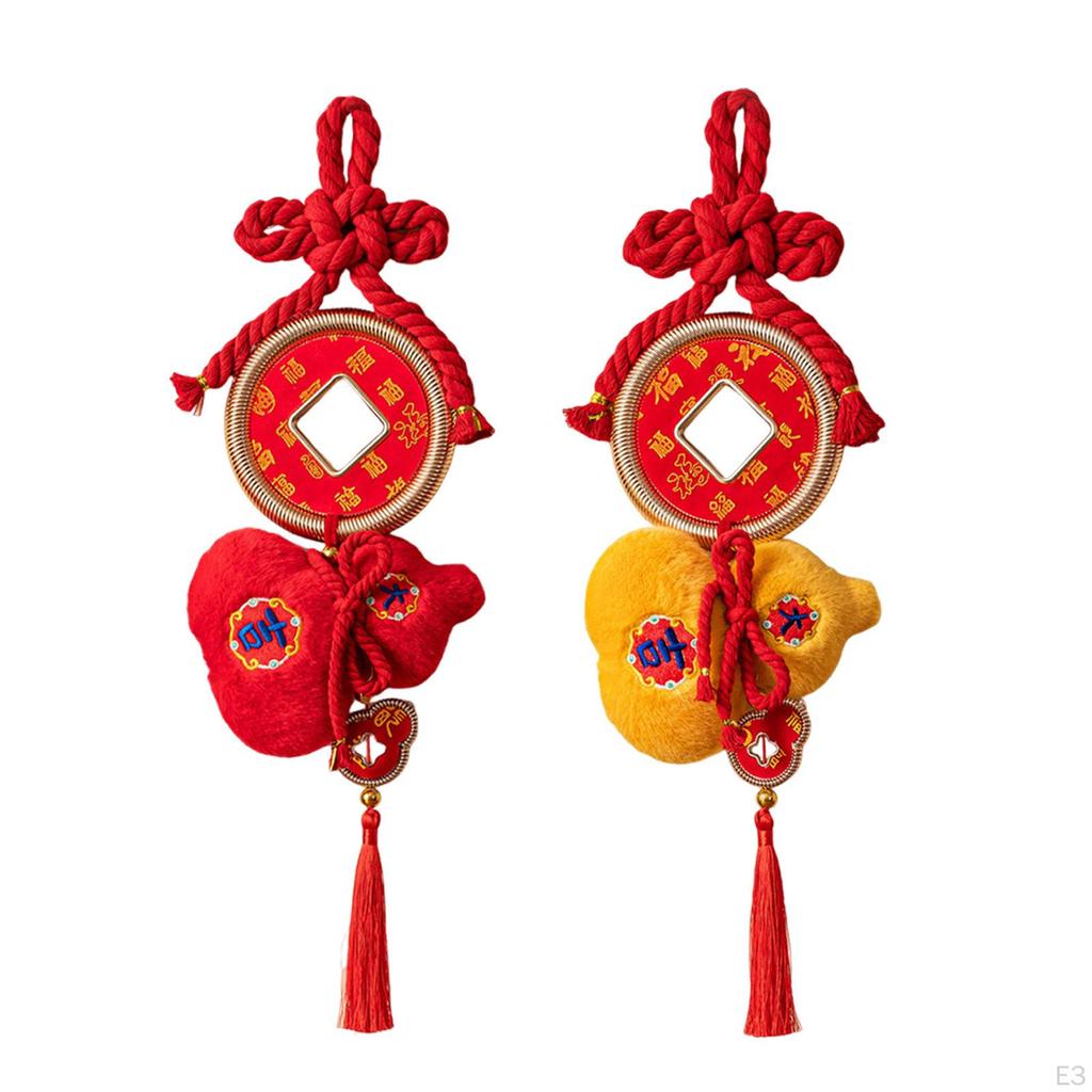 Chinesische Jahresdekoration Kürbis-Anhänger Klassische Elemente Frühlingsfest-Dekoration für Veranda