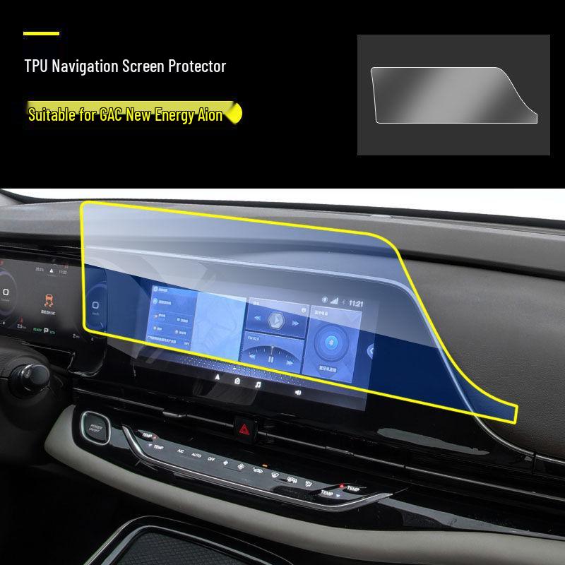 

GAC AION S Central Control TPU Protective Film for Mei 5/30 Navigation Dashboard.