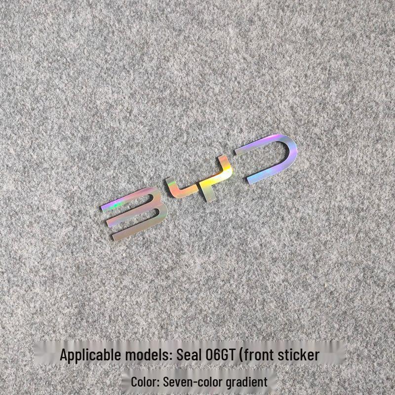BYD Seal EV Car Logo Sticker for Color Change & Decoration (EVDMI 05, DMI 07, DMI 06, GT 06)