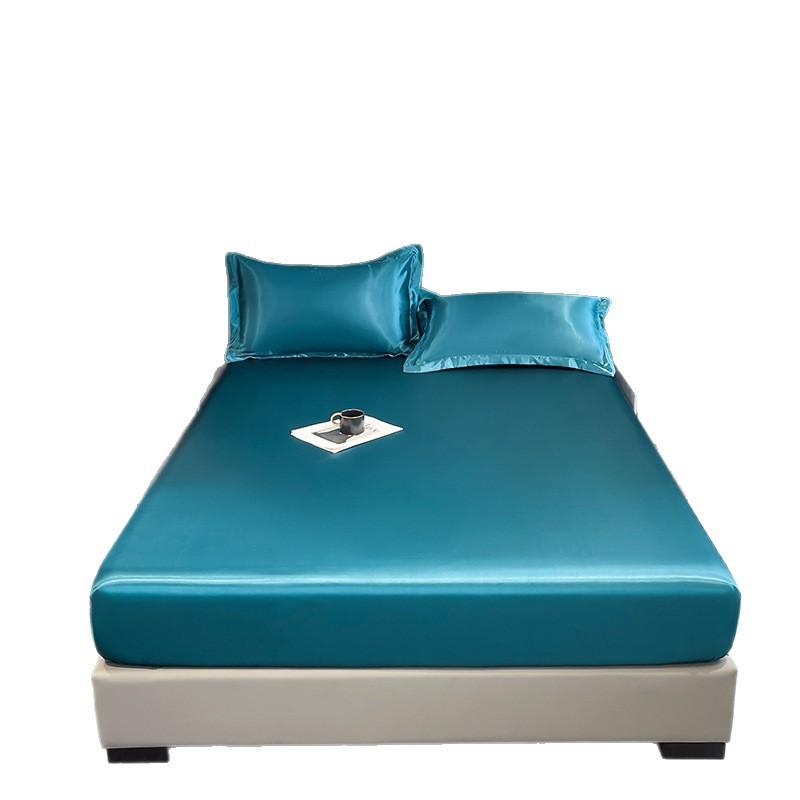 Cross-border Washed Silk Mattress Bamboo Fiber Waterproof Mattress Urine Barrier Non-slip Fixed Fully Enclosed Mattress Protective Cover