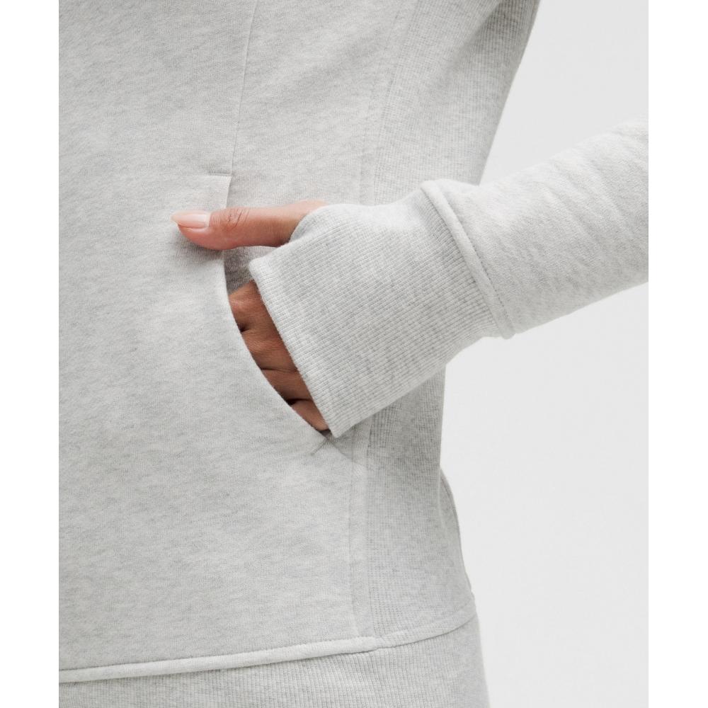 Lululemon Scuba Full Zip Hoodie Heathered Core Ultra Light Grey