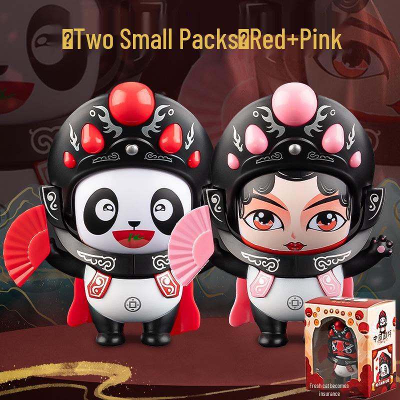 Sichuan Opera Panda Face-Changing Plush Toy Souvenir