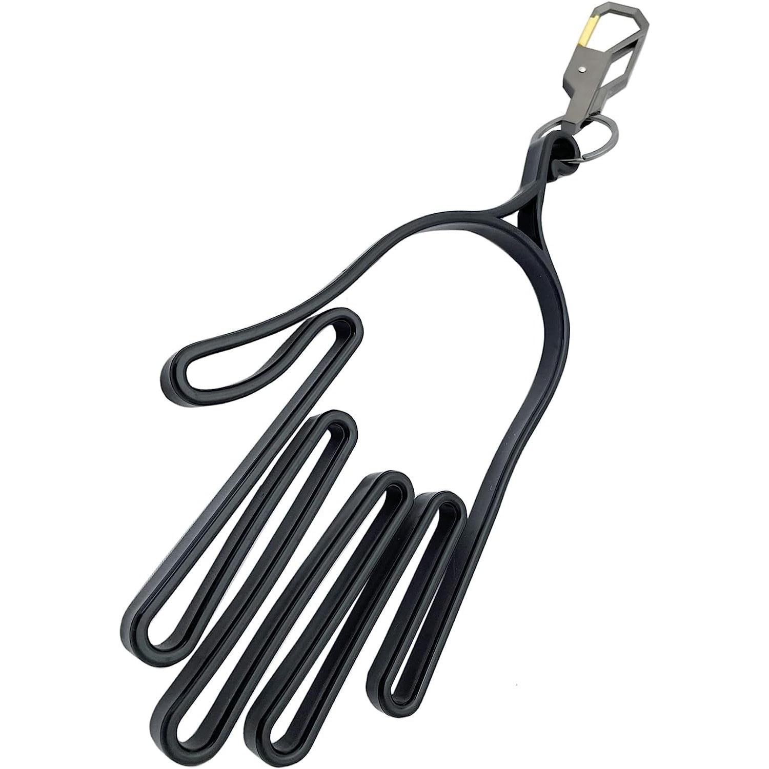 Golf glove hanger drying gloves hand-shaped holder prevents deformation black TIKAKU