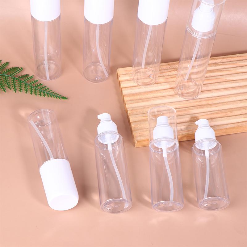 100/120/150ml Travel-Sized Refillable Pump Bottles – Press-Type Dispensers for Lotion, Emulsion, and Cosmetic Storage