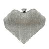 Diamond-encrusted Tassel Dinner Bag, Dress Handbag, Clutch Bag, Rhinestone Crossbody Women's Bag, Niche Bag