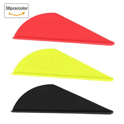 36шт Стрельба из лука Стрела Fletches Резина Fletching Перья DIY Аксессуар для составного лука