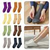 Metallic Thread Crew Socks Colorful Sport Socks High-Quality Women Socks  Daily Wear