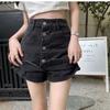 Summer fashion versatile high waist denim short skirt a-word skirt fake two-piece trouser skirt thin casual shorts skirt women