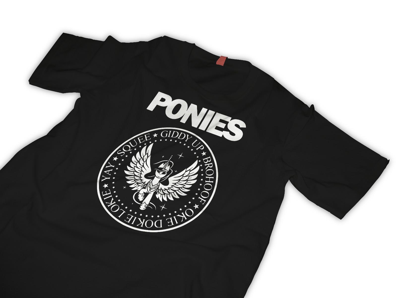 Футболка My little Pony, дизайн в стиле Ramones S