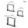 Edelstahl Keksform Segensrahmen Welle Rechteck Quadrat Ausstechform Hochzeit Fondant Kuchen Dekoration Backform