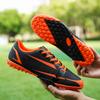 Men Football Boots Long Spikes High Ankle Soccer Shoes TF Outdoor Grass Cleats Soccer Boots Training Sport Football Shoes