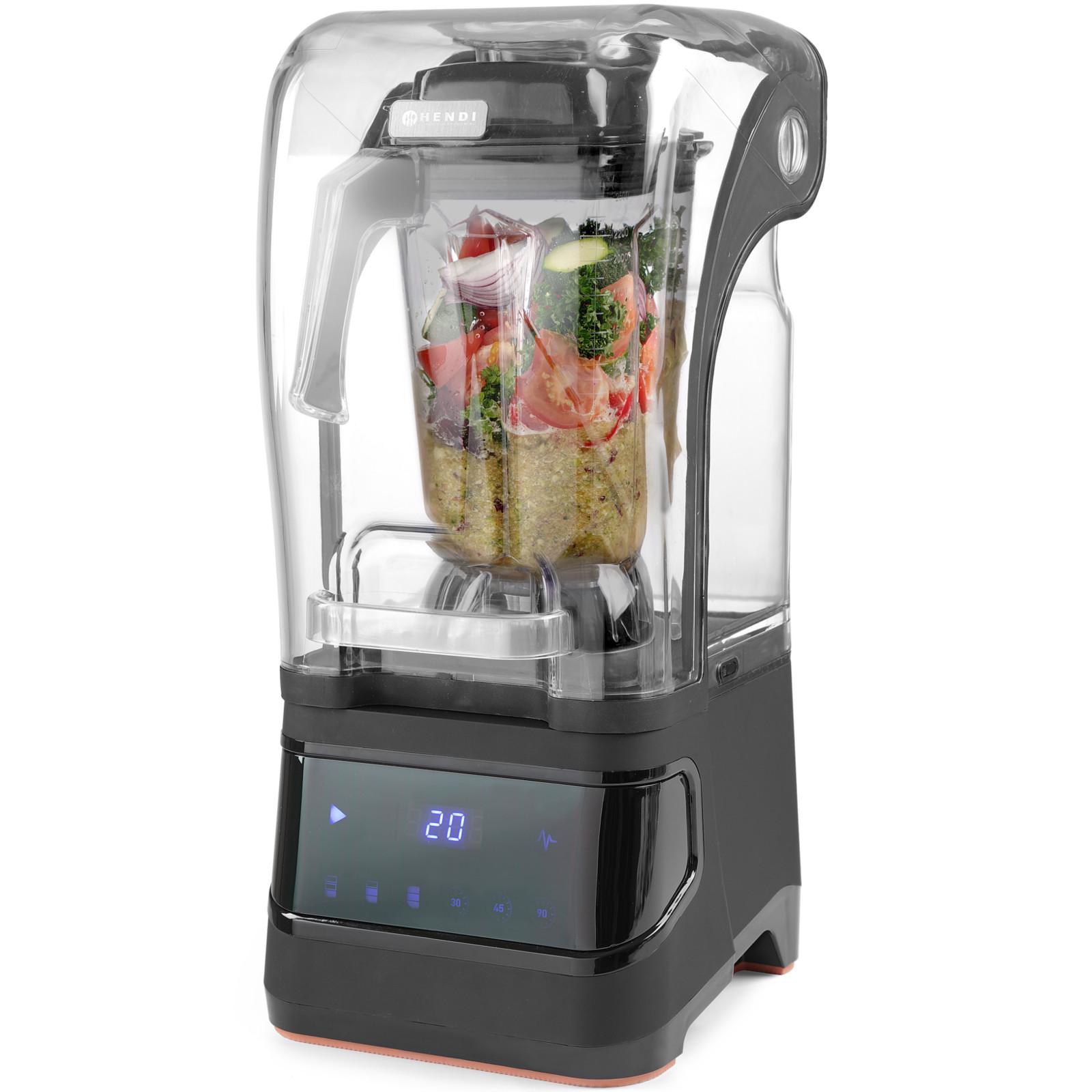 Super Merchant Blender mixer met geluidsdichte behuizing, digitaal geregeld, 2,5L, 230V, Hendi 230695