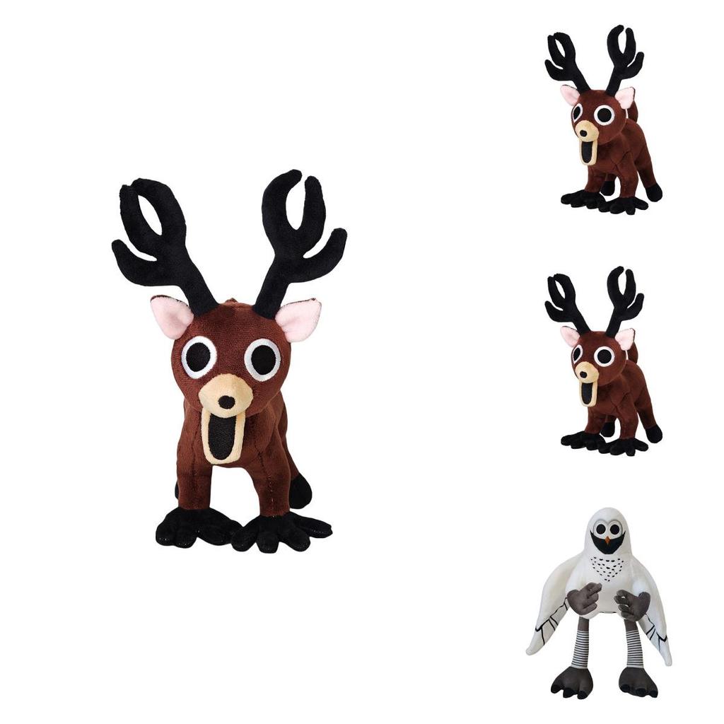 Elk Owl 99nights Terror Game Plush Doll For Collectors Gift And Horror Theme Decor