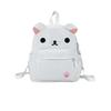 Schoolbag Japanese Cute Canvas Brown Milky White Large Capacity Bear Versatile Student Soft Girl Backpack Cartoon Schoolbag Backpack