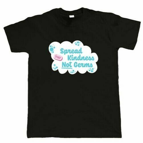 Buy Spread Kindness Not Germs Mens T Shirt Be Soft Men Leisure Casual