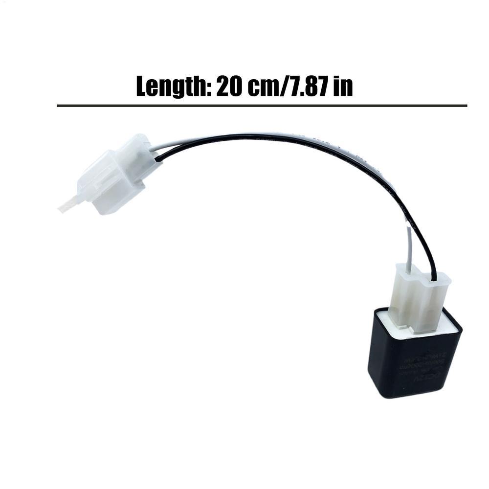 Motorcycle Relay Adapter Cable 2 Pin 12V LED Flasher Relay Adjustable Frequency Of Turn Signals Turn Light Adapter Connector