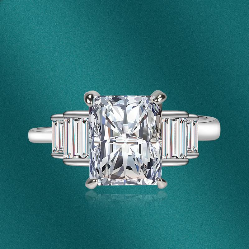 BELLA BOX Geometria Otwieranie Zmieniające Rozmiar Pierścienie Dla Kobiet Cyrkon Zaręczyny Impreza Fine Jewelry Prezent