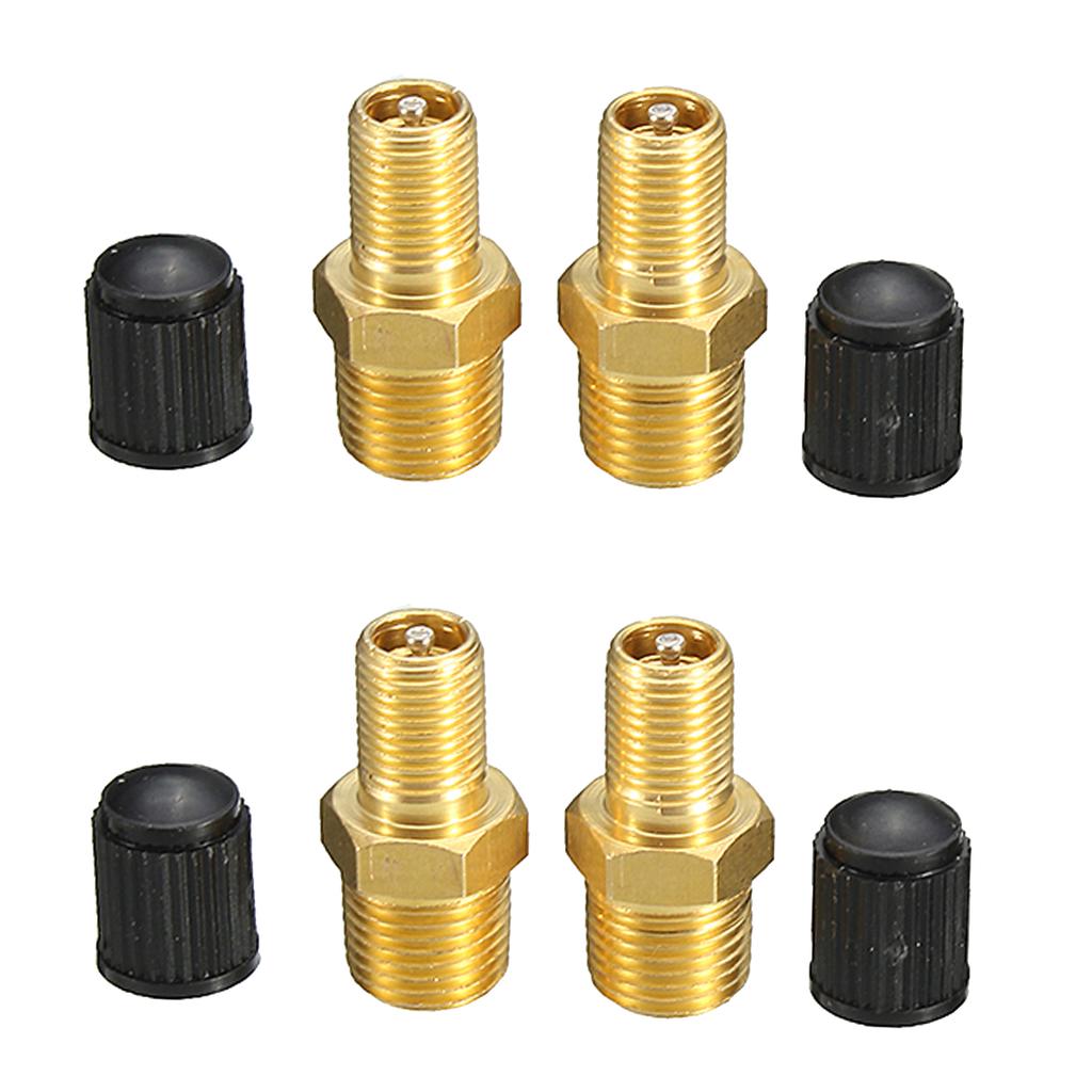 Lot 2 Pièces Valves De Remplissage 1/4'' NPT Laiton Nickelé Pour Compresseur Air - Neuf
