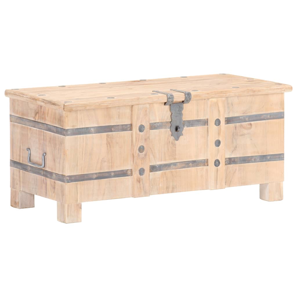 Storage Chest 90x40x40 cm Solid Acacia Wood