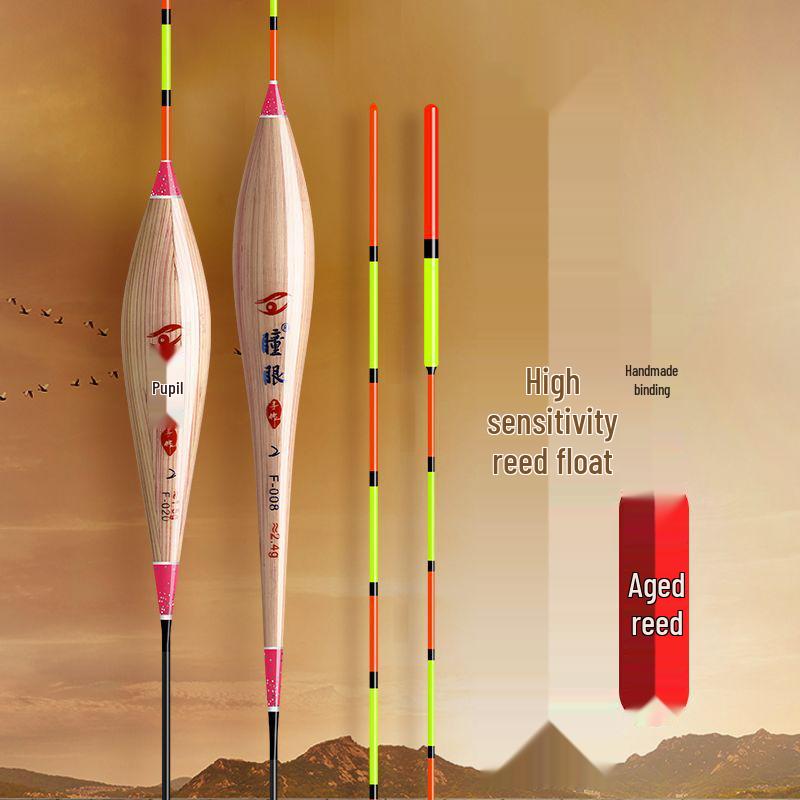 High Sensitivity Eye Black Fishing Float: Super Eye-Catching, Thickened Tail for Light Bite Crucian Carp Fishing