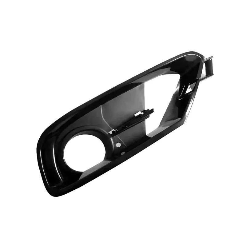 Car Front Bumper Fog Light Cover Set With Silver Trim or BMW 3 Series F30 F31 2012-2015, W/ TRIM LINES, W/ SPORT LINE