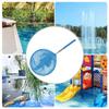 Pool Skimmer Net With Telescopic Pole Stainless Steel Fishing Nets Kids Outdoor Butterfly Net Pond Swimming Pool Cleaning Tools