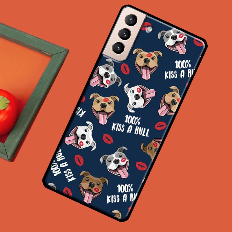 Pit Bull Lovely Pet Dog Pitbull Case For Samsung Galaxy S23 S22 Plus S8 S9 S10 Note 10 Note 20 Ultra S20 FE S21 Ultra Coque
