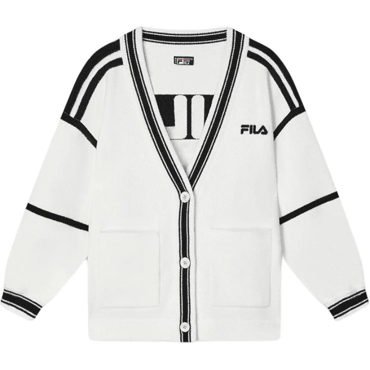 

FILA Оригинальный Повседневный Универсальный Трикотажный Топ с Цветными Блоками Женские топы Белый F11W349406F-WT L