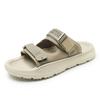 Fashion Quick Dry Summer Slippers for Men Soft Bottom Half Drag Slides Leisure Walk Sandals Outdoor Beach Flats Versatile Man Flip-flops