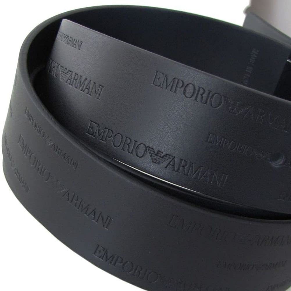 Emporio Armani Stringa System Y4S426 YTU5J 88045 [Emporio Armani] Belt, 3.5cm Wide, Men's, Compatible, Reversible, Black,