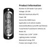 4Led Car Warning Light Grill Breakdown Light Car Truck Trailer Beacon Lamp Led Amber Side Light For Cars 12V - 24V