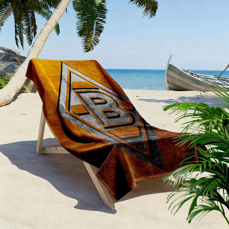 Borussia Print Beach Towel, Large Soft Quick Dry Towel for Beach Camping Swimming