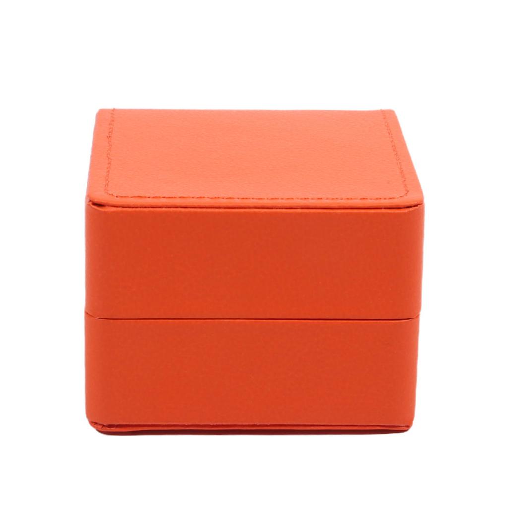 Single Watch Box With Pillow PU Wristwatch Display Case Organizer For Men Women Watch Jewelry Bracket Storage Gift Box