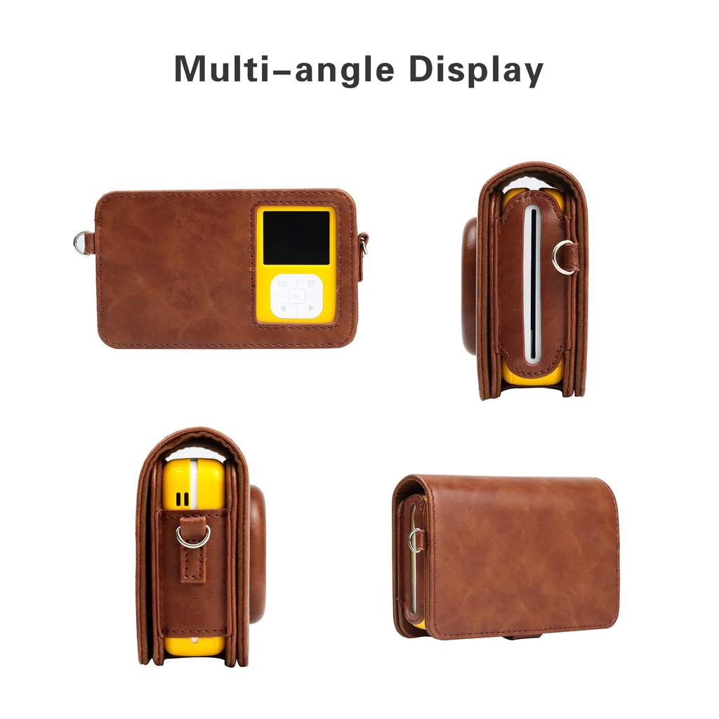 Rieibi C210 Kodak Instant Camera Printer C210 Case C210 Camera Case with Shoulder Strap C210 Instax Case Camera Protective Case Can Operate Buttons