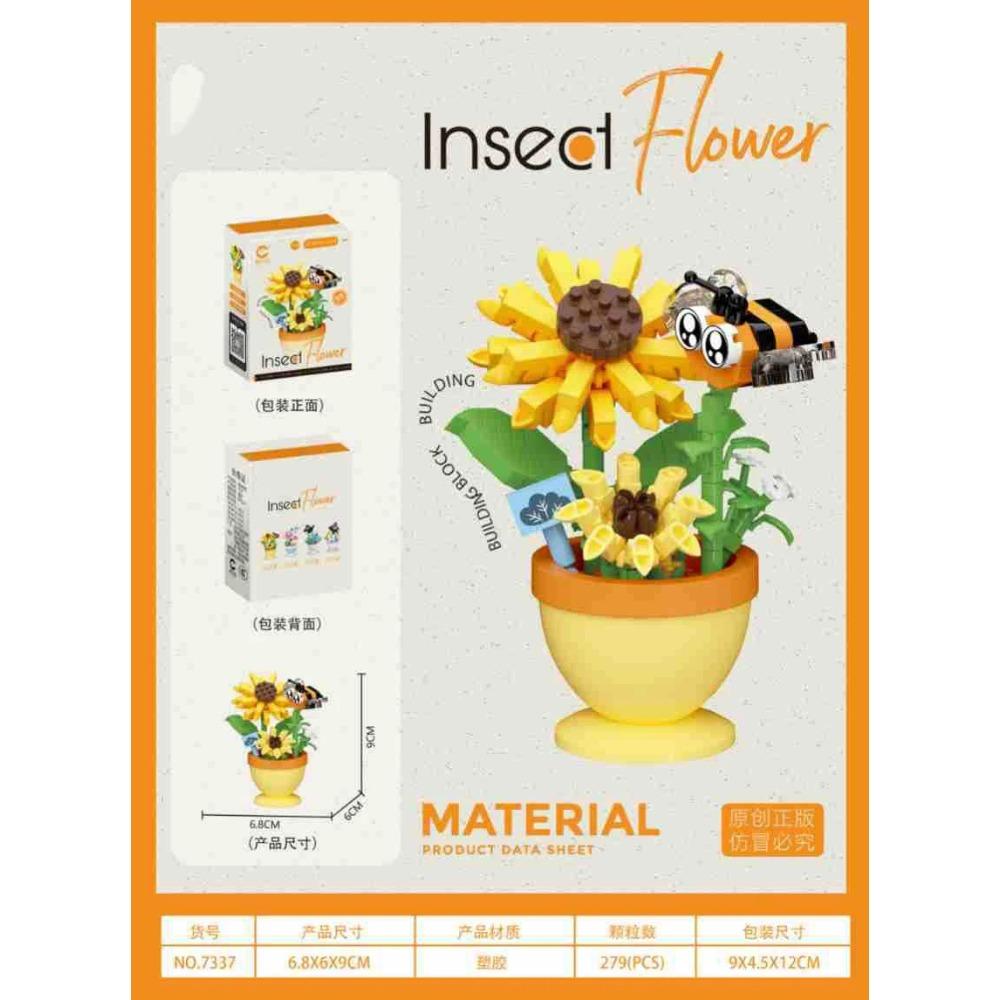 Kytice Květin Dospělý Konstrukce Vánoční Strom Stavební Kostky pro Děti 7 až 10 Let Mini Sestavené Kostky Dárky pro Dívky