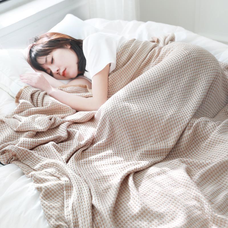 Bamboo Fiber Blanket Lunch Break Blanket Summer Cooling Sofa Bed Air Condition Blankets for Kids Adults Bedding Cover