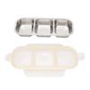 Wet Dry Meal Prep Container Portable Food Storage Durable 304 Stainless Steel Lunch Box  Home Use