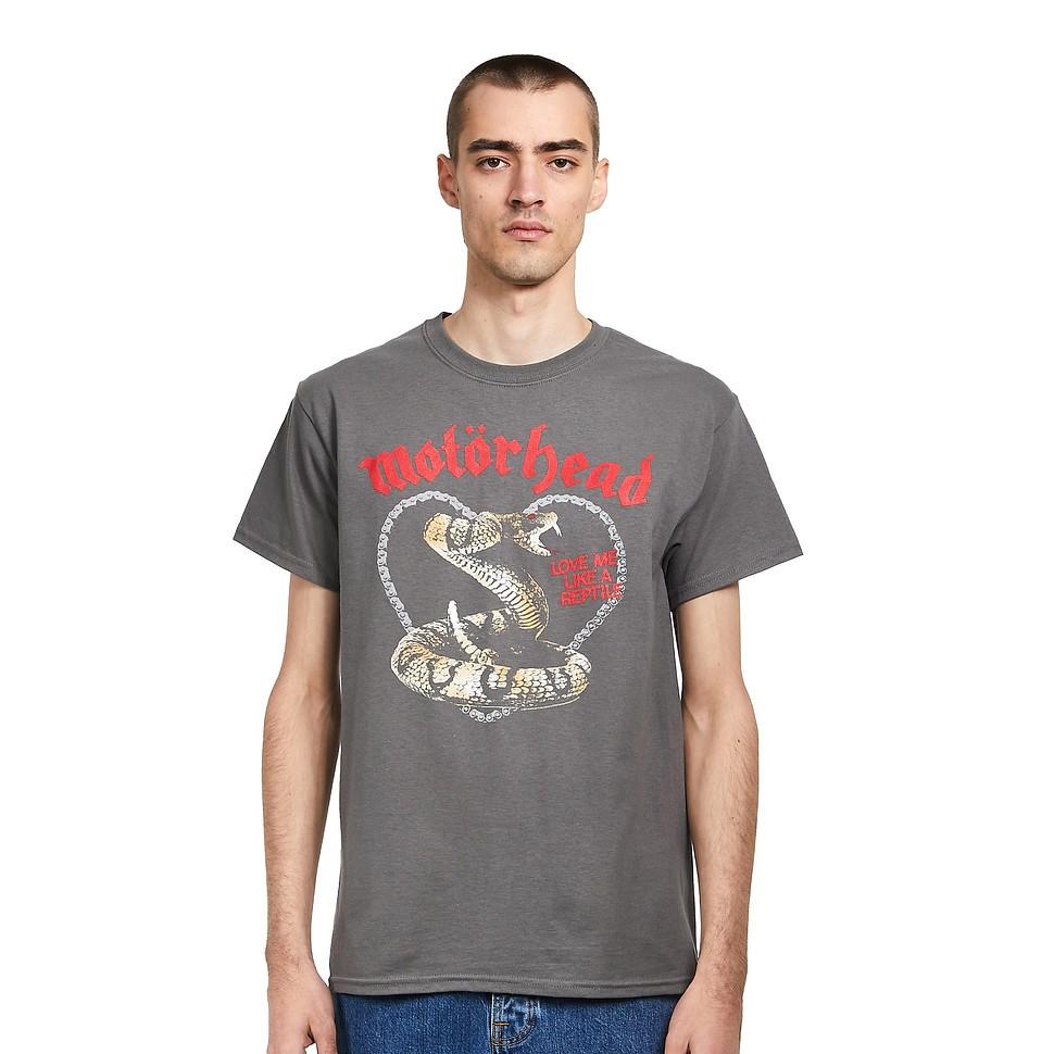Motörhead Love Me Like A Reptile Charcoal Grey T-Shirt XL