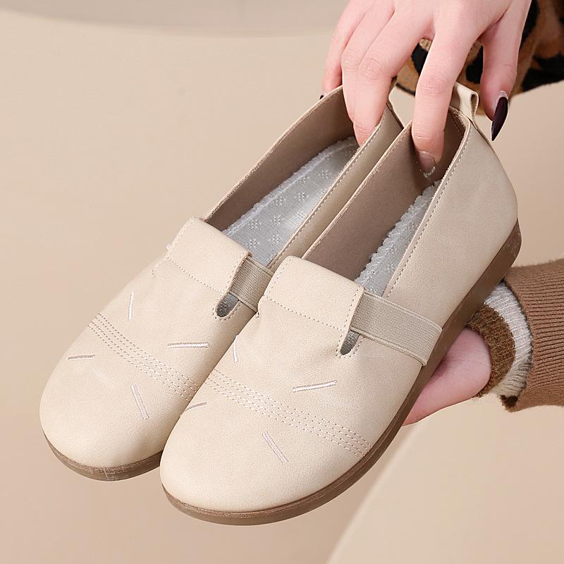 Новая тканевая обувь Одинарная обувь Дышащая Мягкая подошва Женская обувь Обувь для мам Повседневная обувь 35 1263₽