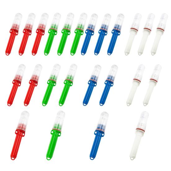 1/2/3Pcs Boat Flares LED Warning Lights Super Bright Multiple Lighting Modes Mini Size Waterproof Boat Safety Kit Emergency Signal Lamps